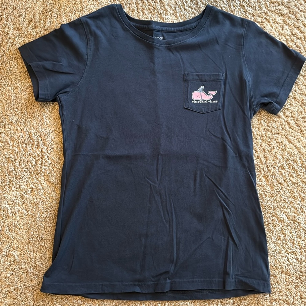 Vineyard Vines Navy Blue Short Sleeve Tee